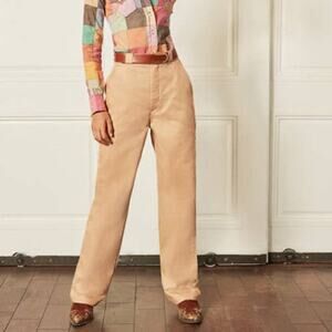 Boyish High Rise Relaxed Chino Trouser in The Crowd